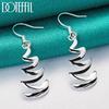 Pendant Earrings Silver Fashion Jewelry