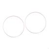 2 Flower Hoops, Metal Rings for Crafts, Elegant Macrame Wreath Party Supplies, Office,
