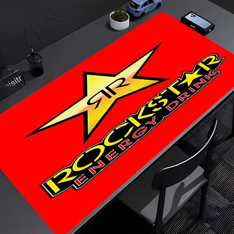 Коврик для мыши Rockstar Energy - Нескользящая резиновая основа, Гладкая поверхность для работы, игр, офиса и домашнего использования, Настольный коврик для мыши