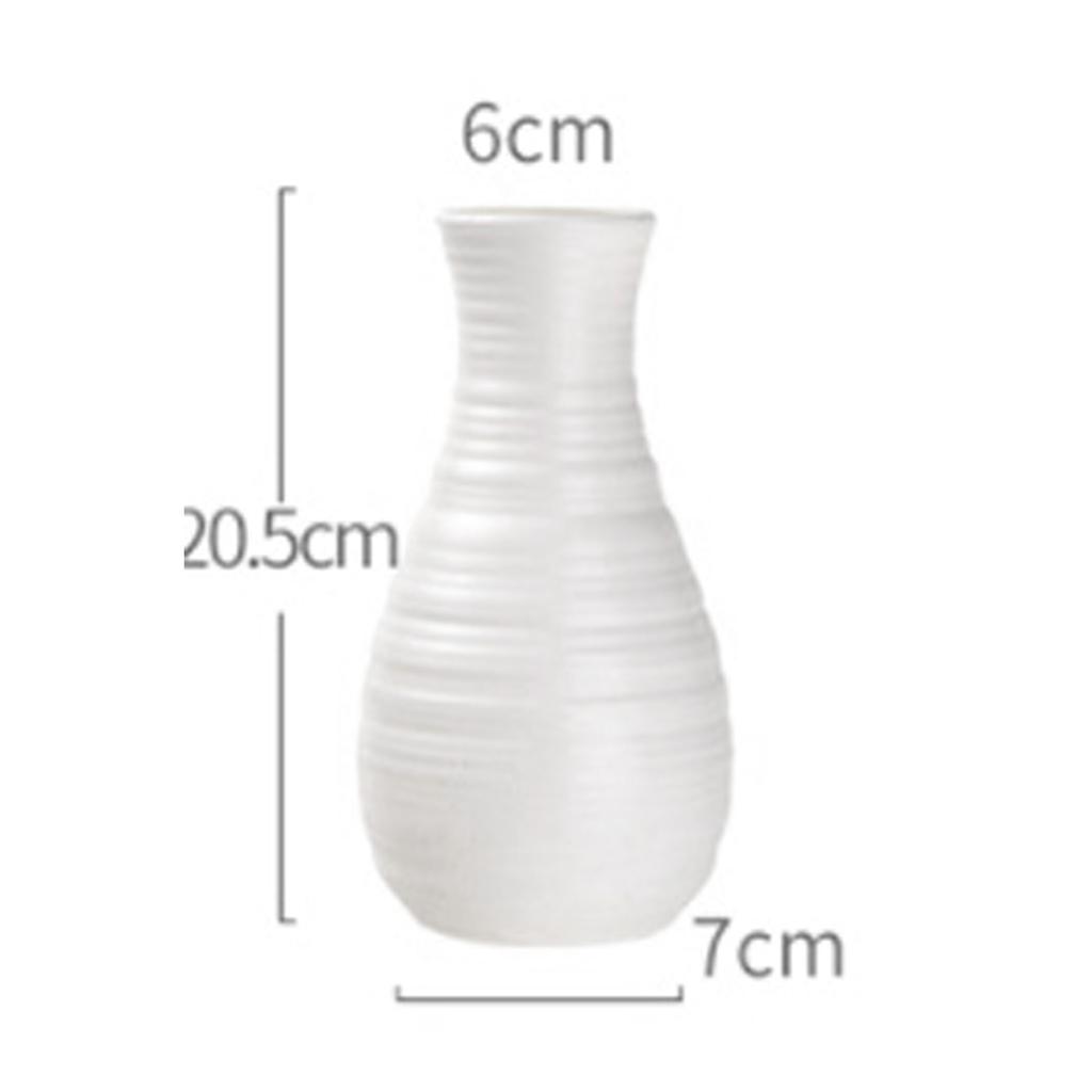 Ваза для цветов в скандинавском стиле, имитация вазы для цветов, украшение для гостиной, столовой, тип B, белый цвет