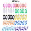 10/50 Pcs Plastic Key Tags Assorted Key Rings ID Tags Name Card Label