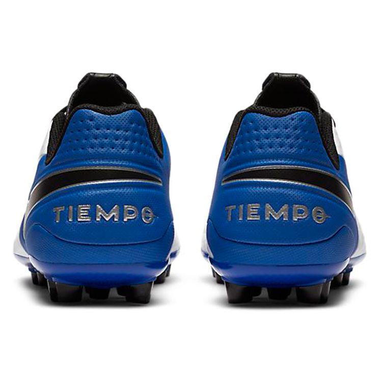 Nike Tiempo Legend 8 Academy Удобные Универсальные Бутсы AG Мужские Бутсы Бело-синие AT6012-104