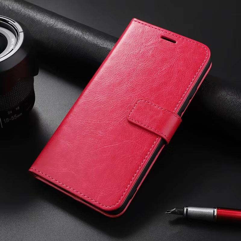 Роскошный кожаный чехол-кошелек для телефона с магнитной пряжкой в ​​стиле ретро для Oppo A5 A9 Vivo V20 Realme OnePlus Moto, держатель для визитных карточек, откидная сумка-обложка для книги