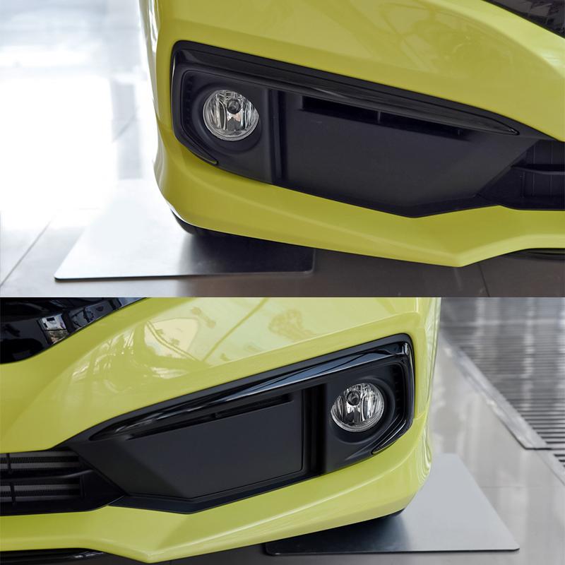 Для Honda Civic автомобиля передний бампер противотуманная фара крышка рамка противотуманная фара накладка крышка