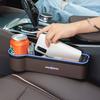 CXVA5 LED Light Car Seat Gap Storage Case Box For BMW M Performance G26 F11 F30 E90 E46 E60 E39 Car Interior Storage Pocket Cup Holder