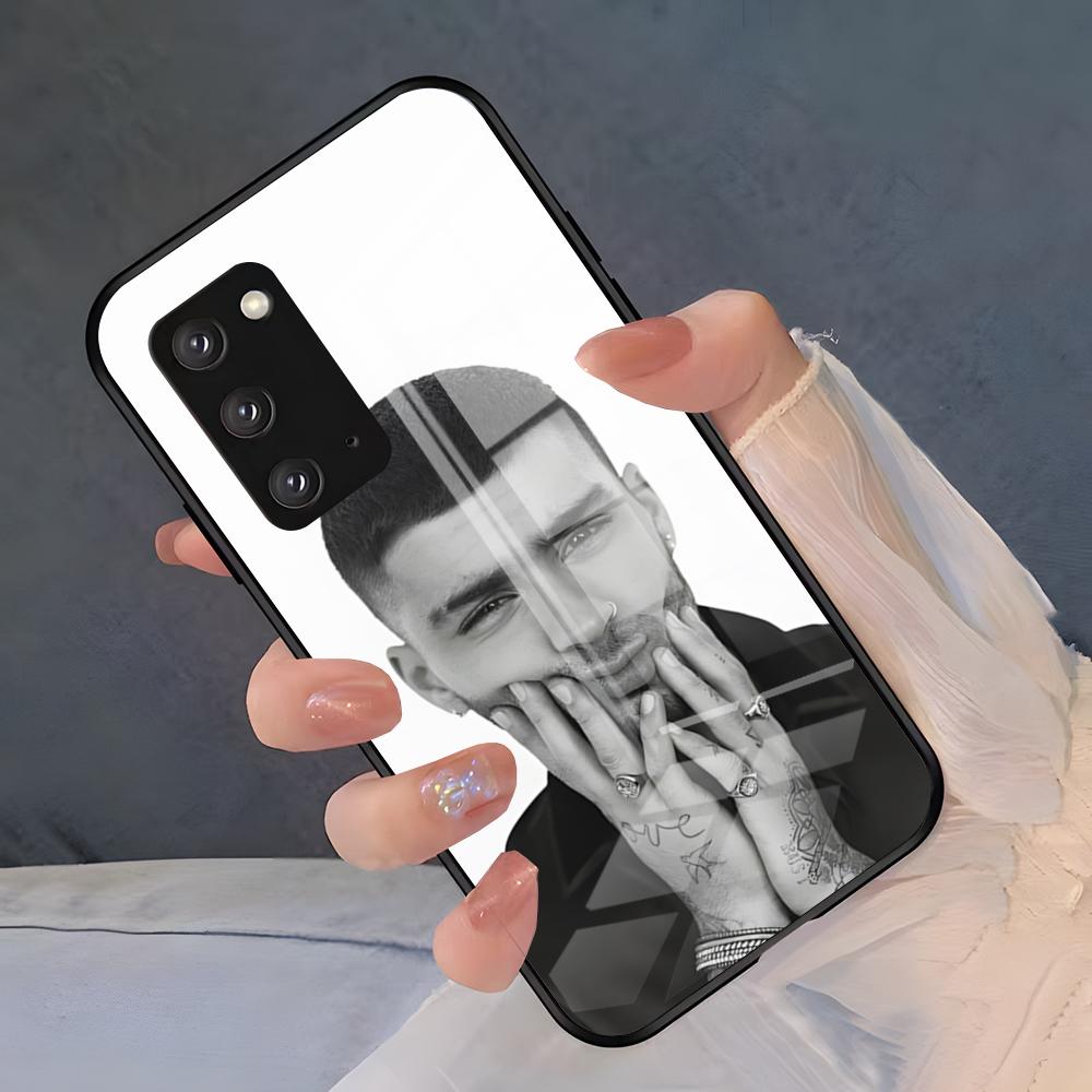Чехол для телефона Singer Z-Zayn Malik для Samsung A25 A13 A33 5G A54 A36 A35 A56 A52 A14 Ударопрочный стеклянный чехол