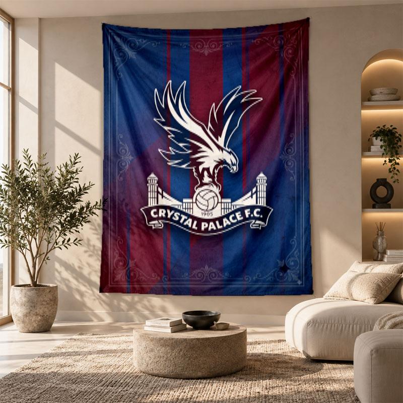 Decorative Tapestry,Crystal Palace Printed Wall Art, Lightweight Wall Hanging For Bedroom Background
