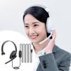 USB-гарнитура с микрофоном, с шумоподавлением для ПК, компьютера, комфортная, моно, для колл-центра