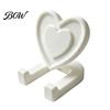 Stable Smartphone Cradle Minimalist Heart Shaped Phone Tablet Stand, 3D Printed Cute Desktop Holder, DIY Holder Blank Decorative Ornament,