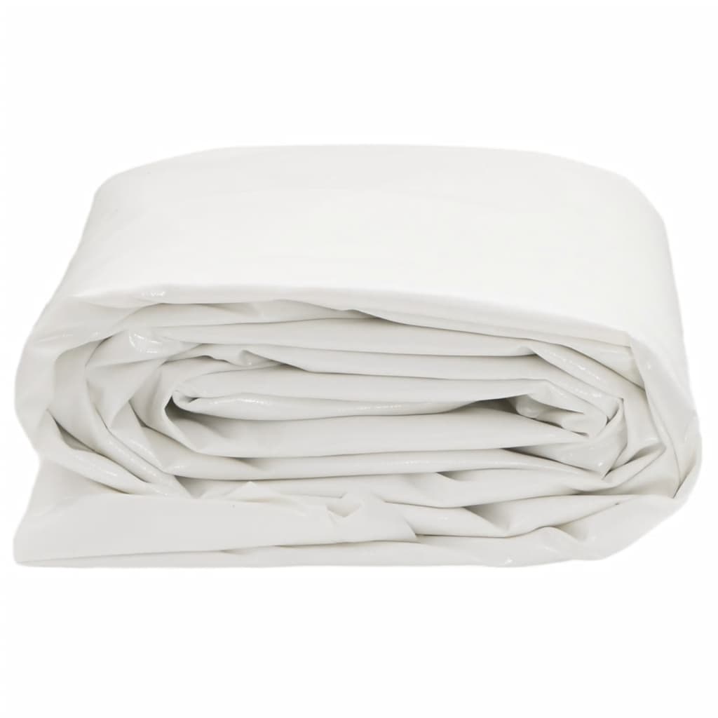 Vidaxl Plandeka, Biała, 1,5X6 M, 600 G/M²