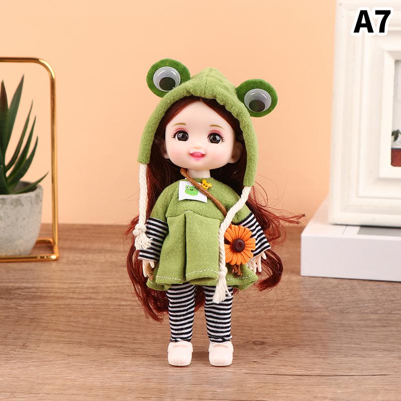 Innovative And Practical For Girls Birthday Gift Cute Princess Diy Dress Up Toys 16Cm Exquisite Mini Imitation Dolls