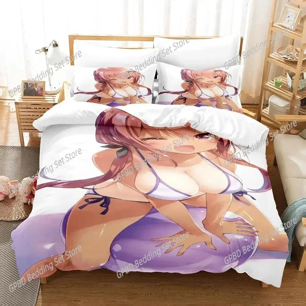 Роскошный Новый 3D Принт Аниме Gabriel Dropout Комплект Постельного Белья Пододеяльник Комплект Постельного Белья Покрывало Наволочка Queen Мальчики Взрослый Комплект Постельного Белья