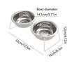 9°Tilted Angle Elevated Pets Feeders Anti Slip Cat Dish with Stand Raised Dog Feeding Basin  Puppy
