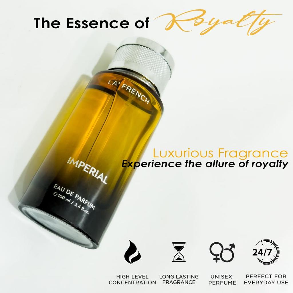Imperial Eau De Parfum – 100 мл | Стойкие унисекс-парфюмы для мужчин и женщин | Роскошный смелый аромат | Идеально подходит для всех случаев | Премиум-парфюм