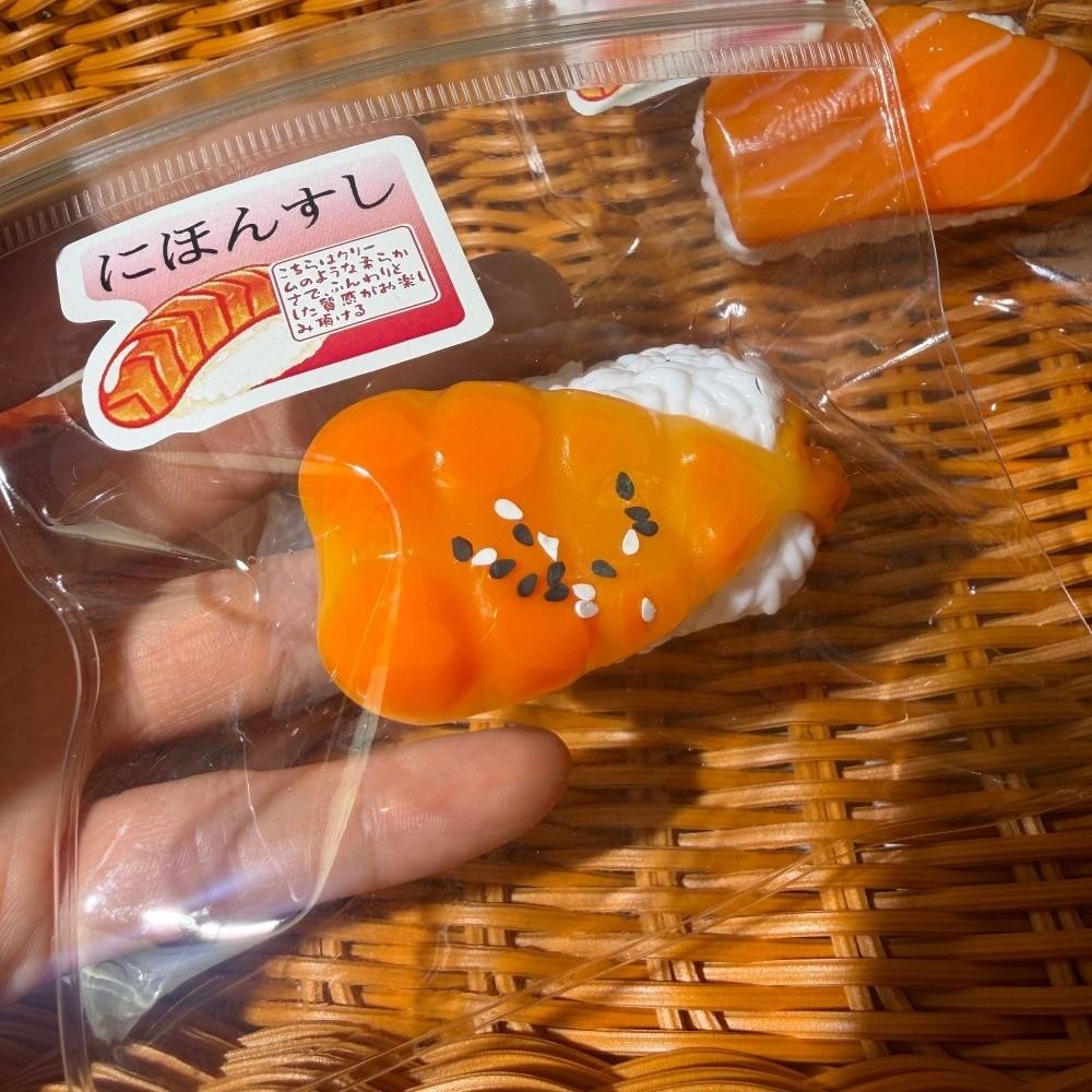 Silicone Sushi Squeeze Squishy Toys Slow Rebound Decompression Toy New Sensory Fidget Toy For Kids