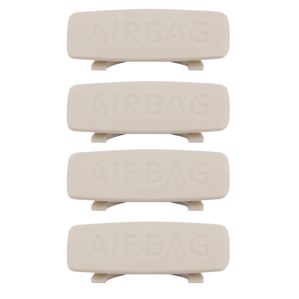 1/4Pcs Car Airbag A B C Pillar Insert Trim Cover Badge For CC Golf Jetta Passat Polo Touran 5G0853437 1K0853437 3C0853437