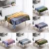 Natural Scenery Tablecloth Landscape  Anti-fouling Waterproof Rectangular Kitchen Dining Table Home Decoration