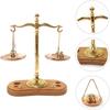 1 шт. Кукольный домик Мини-весы с 6 гирями, 1: Ретро Мини Модель Весов Правосудия в Масштабе 1/12, Декорация для Кукольного Домика, Украшение для Торта