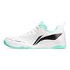 Li-Ning Удобные универсальные амортизирующие дышащие нескользящие низкие кроссовки унисекс кроссовки белые зеленые APTU005-2
