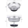 Kitchen Sink Filter Plug Basin Stainless Steel Sink Sewer Mesh Strainers  Bathroom Floor Drains Cover Hair Catcher Waste Tools