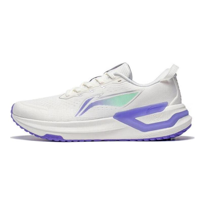 Li Ning YueYing 3.0 Удобный текстиль, Амортизация TPU, Износостойкие Низкие Повседневные Беговые Кроссовки Мужские Белый ARHT019-1