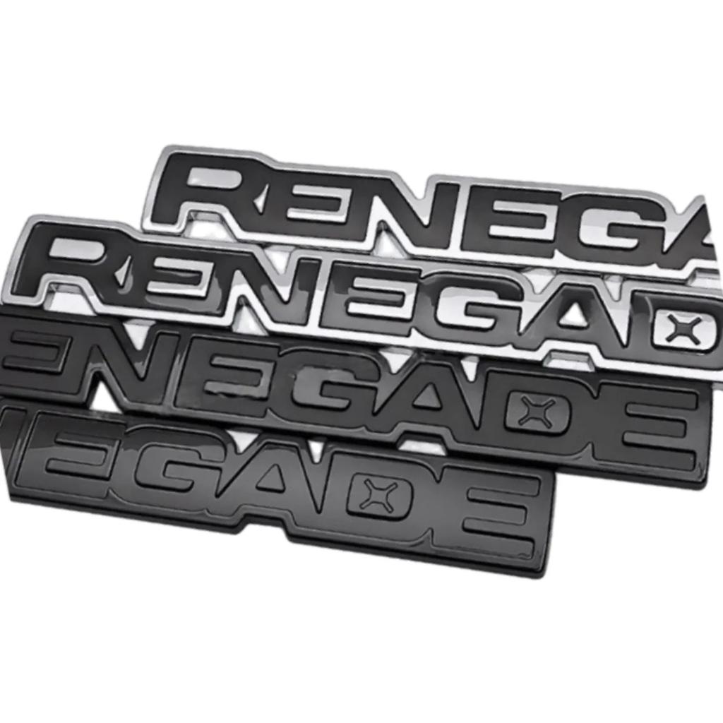 Для Jeep Трехмерный ABS Автомобиля RENEGADE Эмблема Багажника Задняя Наклейка Декоративная Наклейка Аксессуары Для Jeep Renegade Grand Ch