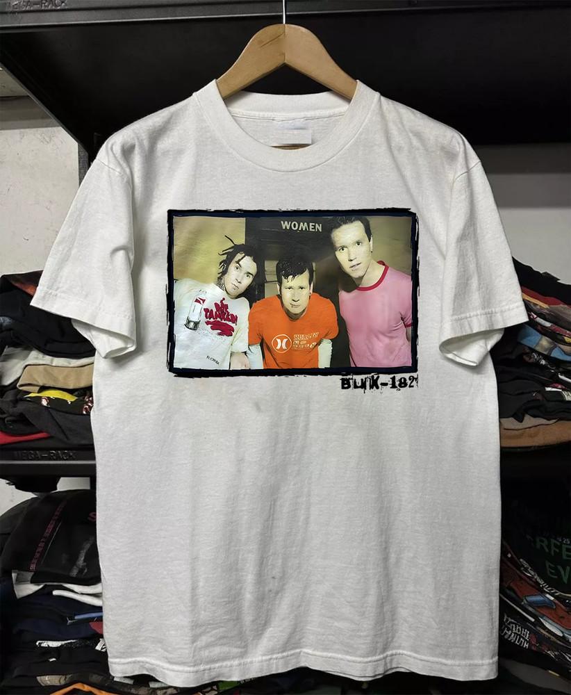 Футболка с автографом Blink 182 Тур 2000 Мужская S-5XL группа горячая DO796 Унисекс Футболка