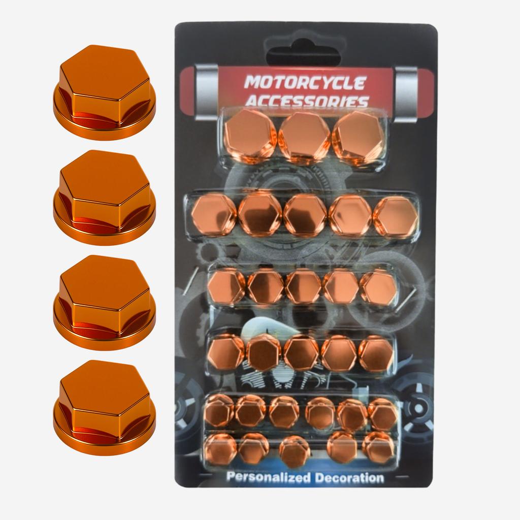 Крышка болта Мотокросс Модифицированные детали Оптом Мотоциклетные аксессуары Гайка Крышка винта Головка Крышка Декоративный Корпус Двигателя Гайка 30 шт