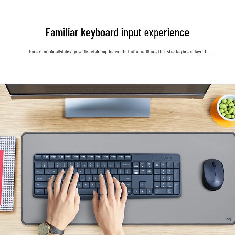 Logitech Беспроводной комбо-набор клавиатура и мышь MK235