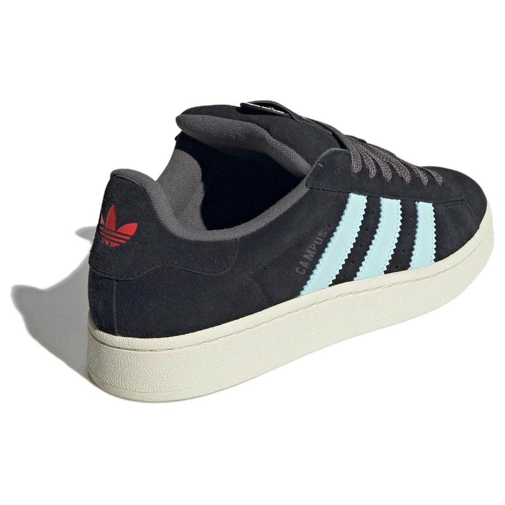 adidas Campus 00s Valentines Day — черные кроссовки унисекс Core-Black Semi-Flash-Aqua Cream-White ID6249