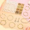 Fashion Jewelry Beads Set Letter Beads Loose Bead Pearls Beads Kit DIY Jewelry Making