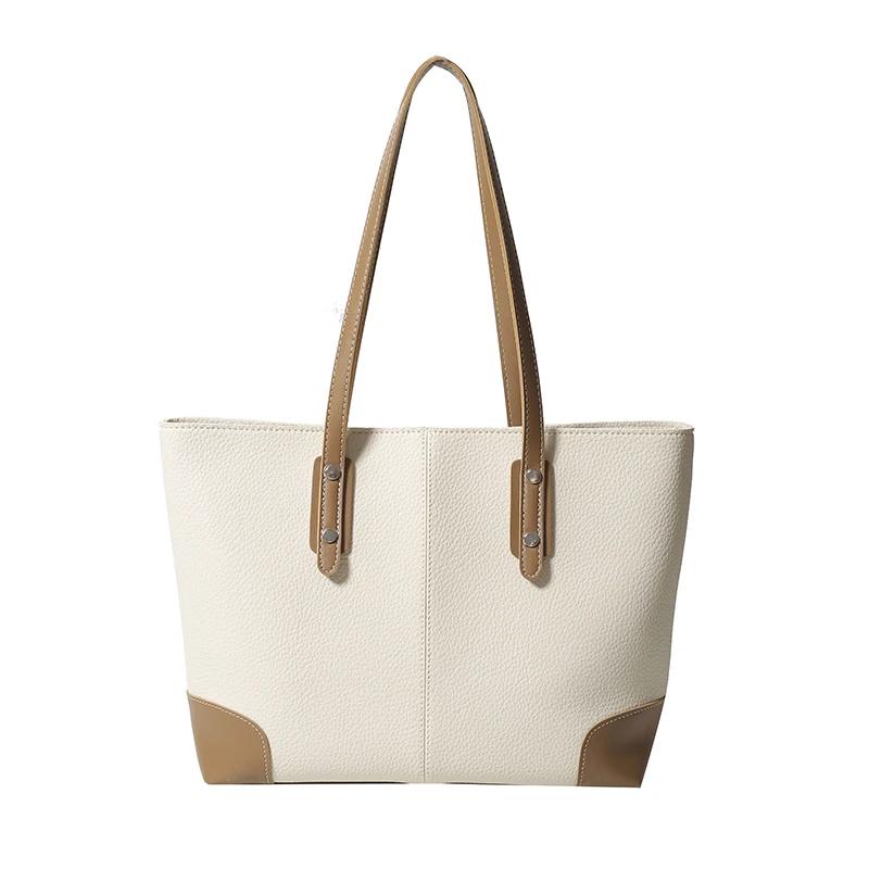 ПУ однотонные повседневные сумки-тоут легкие модные новые зрелые большие размеры индивидуальные универсальные стильные новинки сумки через плечо