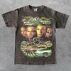 The Fast and The Furious, Street Racing Action Movie Tee, Vin Diesel, Paul Walker Graphic, Car Culture Film Merch Gift for Fan Men's T-Shirt FD