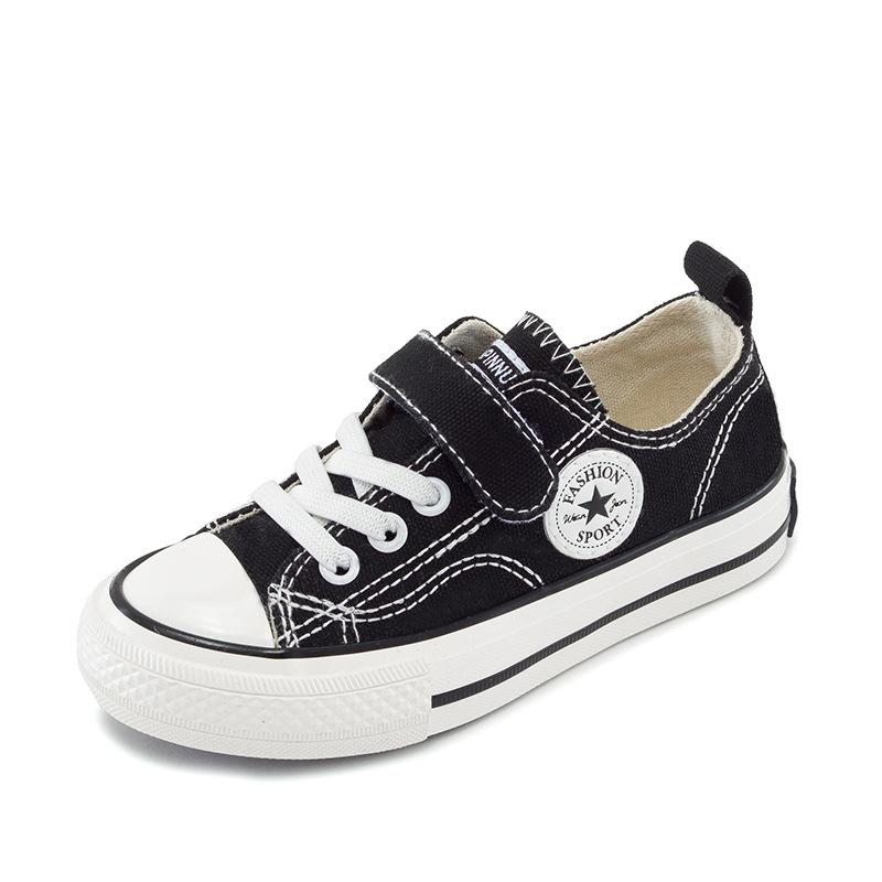 Children's shoes, boys' canvas shoes, new spring/autumn styles, girls' white sneakers, versatile casual shoes, medium and large sizes for older