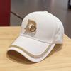 Модная Повседневная Новая Кепка с Утиным Язычком и Стразами Double D Весна и Осень Корейский Стиль Трендовая Бейсболка