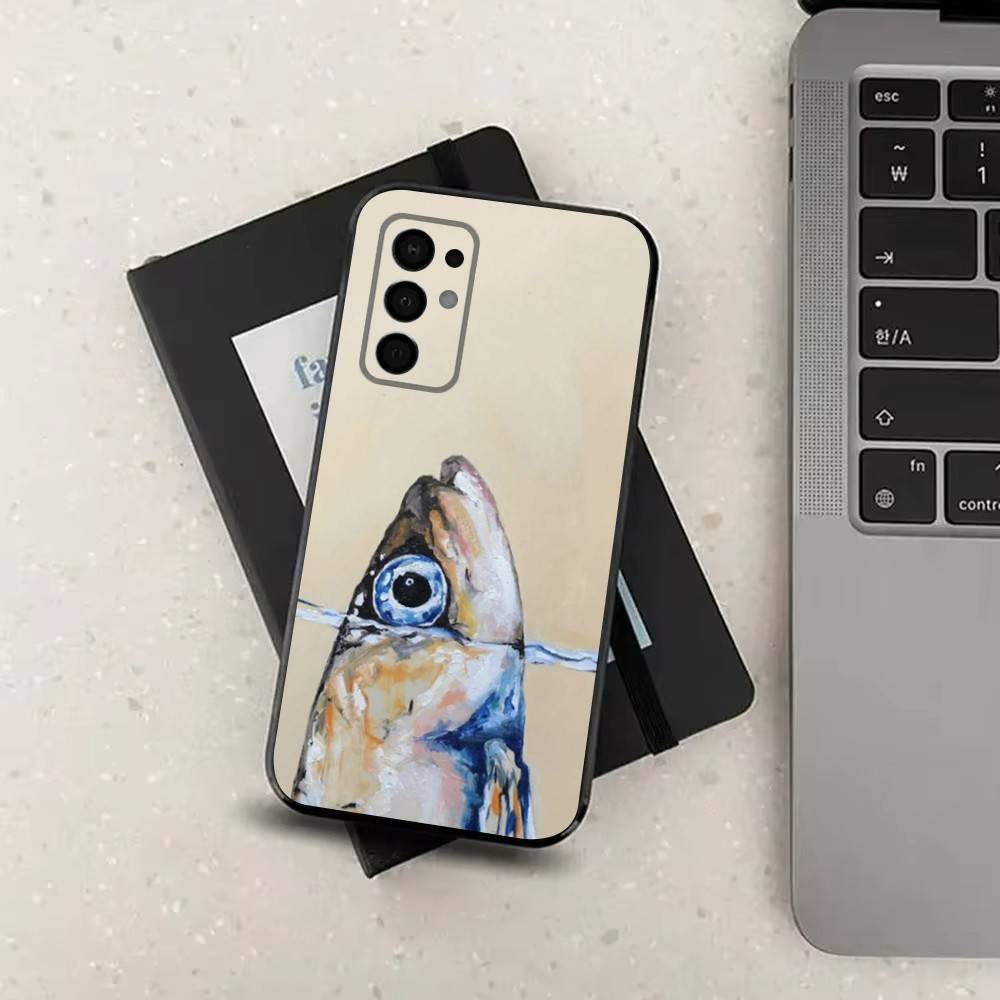Sardines Ocean For Samsung Galaxy A53,31,52,72,41,Note,J7,8,9,5G,22,73,32,71, Soft Black Silicone Case