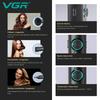 VGR V-401 Горячая Распродажа Безлопастной Фен Профессиональный Уход за Волосами Фен Бесщеточный Двигатель 110000 об/мин Подходит для Дома Салонов со Светодиодным Цифровым Дисплеем