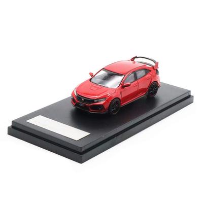 1/64 LCD Honda Civic Type R FK8 Литая модель автомобиля Левый руль (красный)