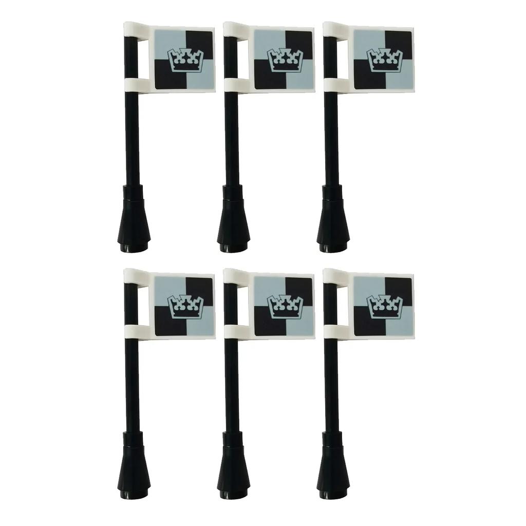 Флаг Строительный блок Средневековые города-государства Военная фигурка Флаг Оружие Древний Священная Римская империя Иерусалим Рыцарь Святого Лазаря Легион Игрушка