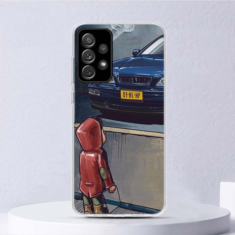 Мягкий чехол Boy See Sports Car Jdm Drift для Samsung Galaxy A52 A53 A32 A22 A12 5G Phone Cover A33 A23 A13 A72 A73 A02S A03S A42 C