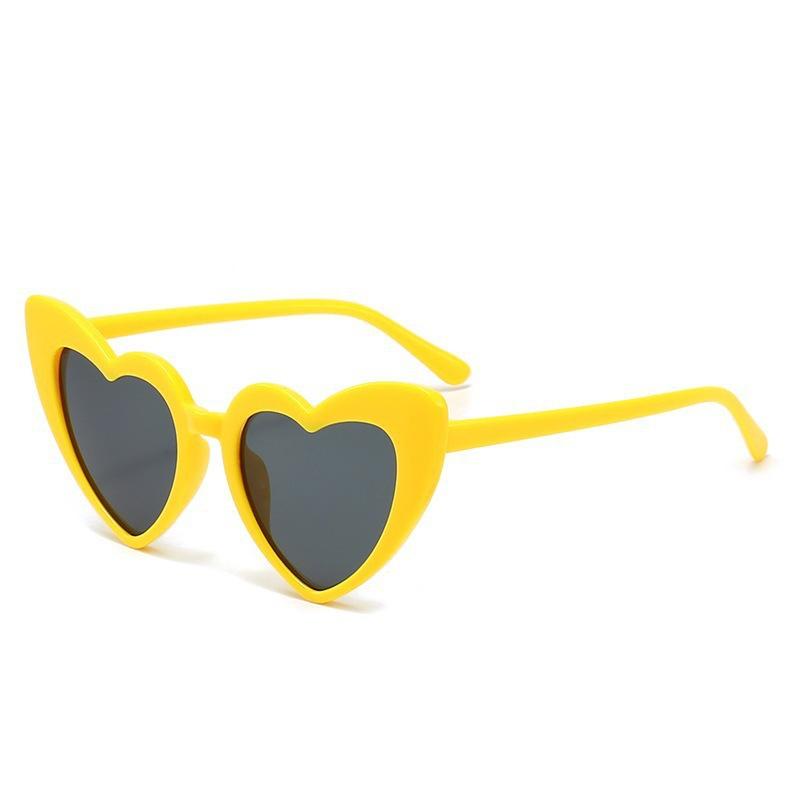 Small Glasses Children'S Love Small Frame Girls Sunglasses Baby Sunglasses Tide Travel Sunshades