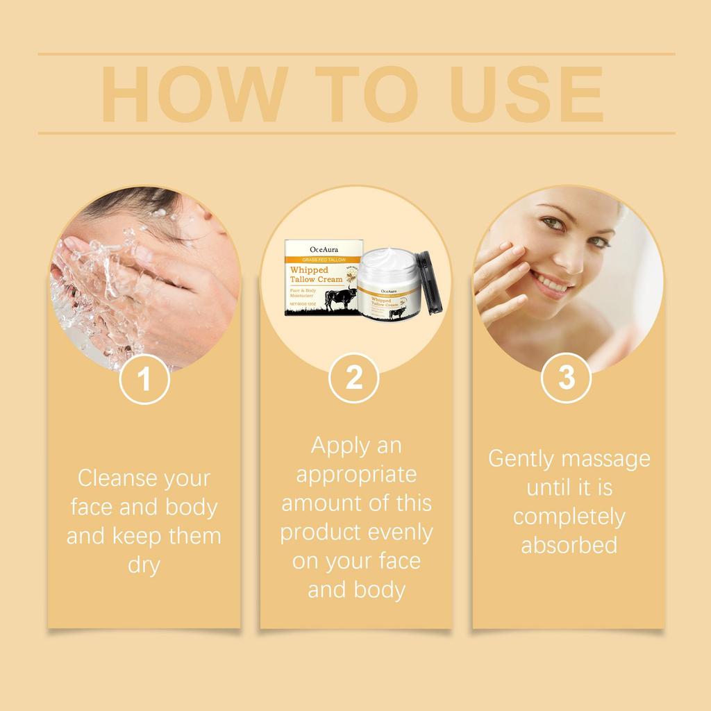 OceAura Lanolin Honey Moisturizing Cream (60g) Provides a Refreshing and Nourishing Moisturizing Effect, Smoothing the Skin for Facial Care.