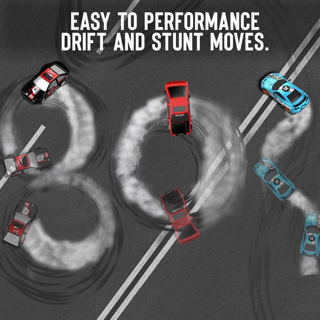 Автомобиль с дистанционным управлением RC Drift 2,4 ГГц 1:24 масштаба 4WD 15 км/ч высокоскоростная модель автомобиля со светодиодными фонарями гоночная спортивная игрушка для дрифтинга