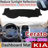 Для KIA Cerato LD 2004 2005 2006 2007 2008 2009 Противоскользящий коврик на панель приборов Покрытие на панель приборов Коврик от солнца Dashmat Ковер Противо-УФ Аксессуары