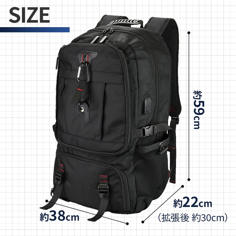 Eight Shop Ya Рюкзак большой емкости для путешествий на открытом воздухе Прочный отсек для обуви USB-порт Ручная кладь