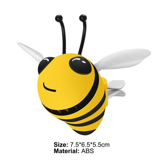 Realistic Car Air Freshener Convenient ABS Bee Shape Magnetic Car Interior
