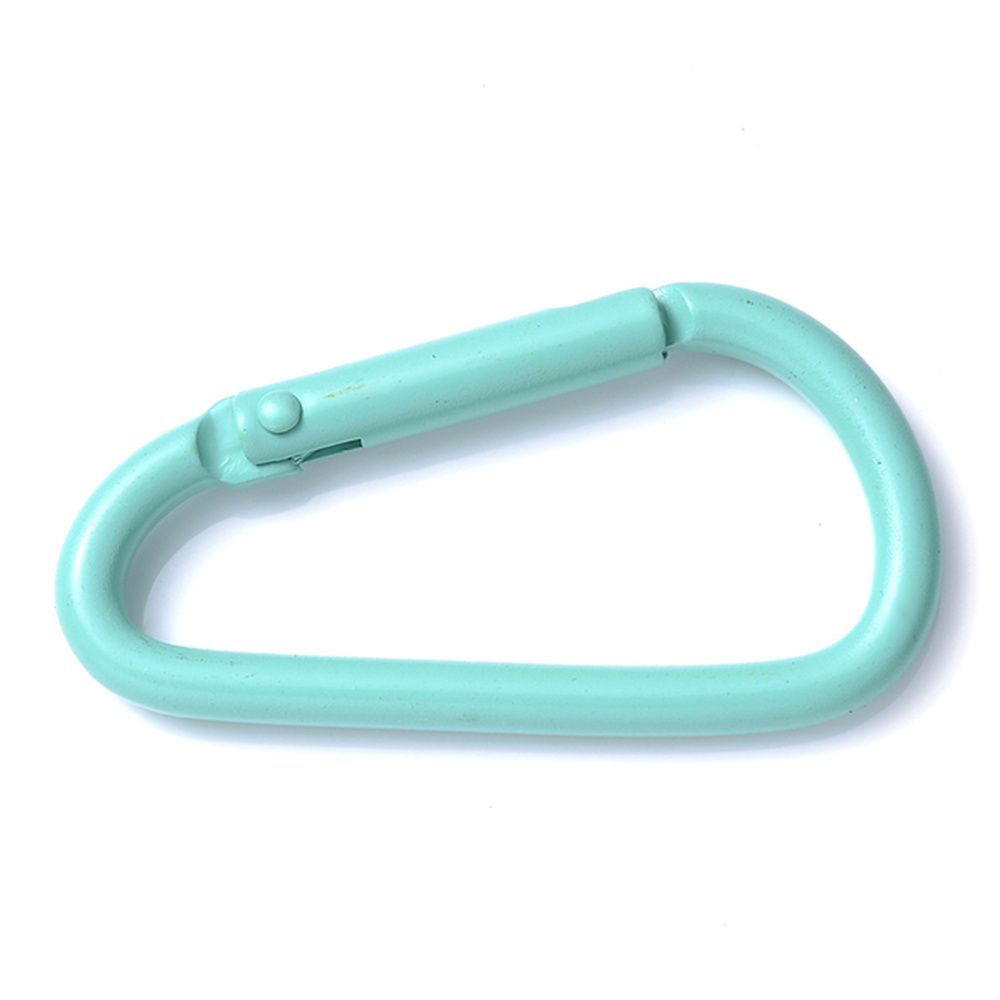 Safety Buckle Camping 45x24mm Making Jewelry Keychain Clip Carabiner Hook Key Ring D Carabiner