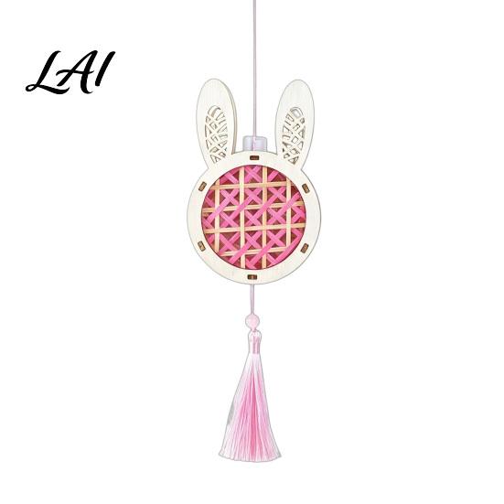 Spring Festival Lanterns DIY Animal Lantern Kit for Children Bamboo Weaving Cartoon Material Set Handmade Crafts Mid-Autumn Celebration Decorative