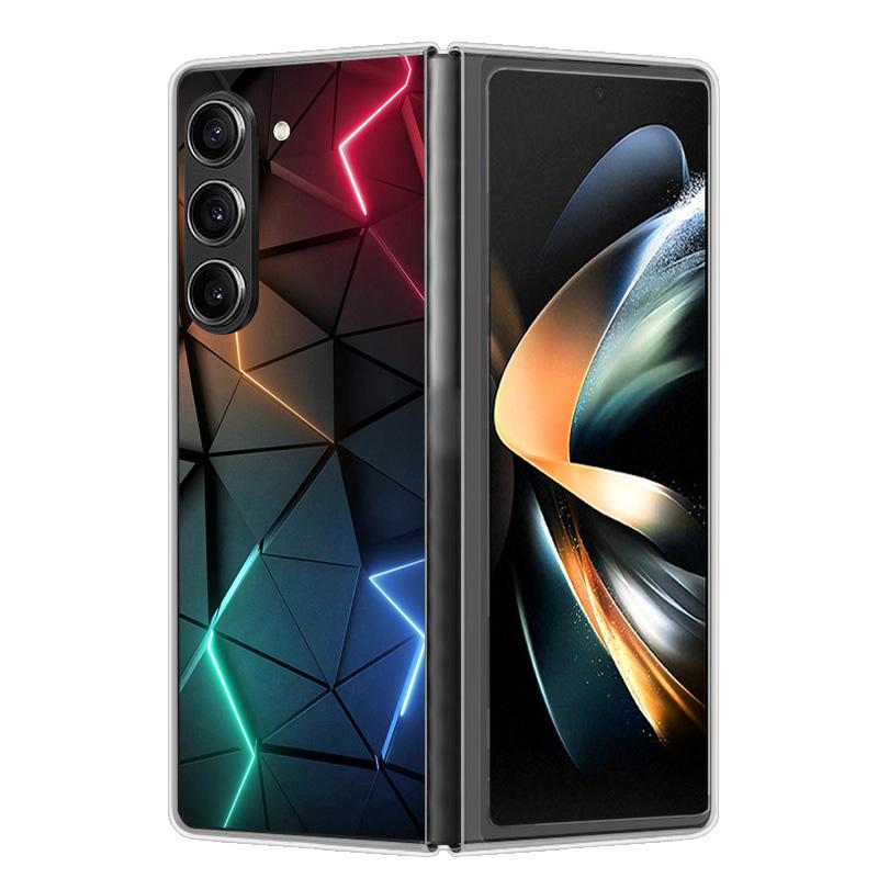Чехол для Samsung Galaxy Z Fold 6 Чехол Ударопрочный Жесткий Пластик ПК Чехлы для Samsung Z Fold6 Fold 6 5G Fundas Милый Расписной Бампер