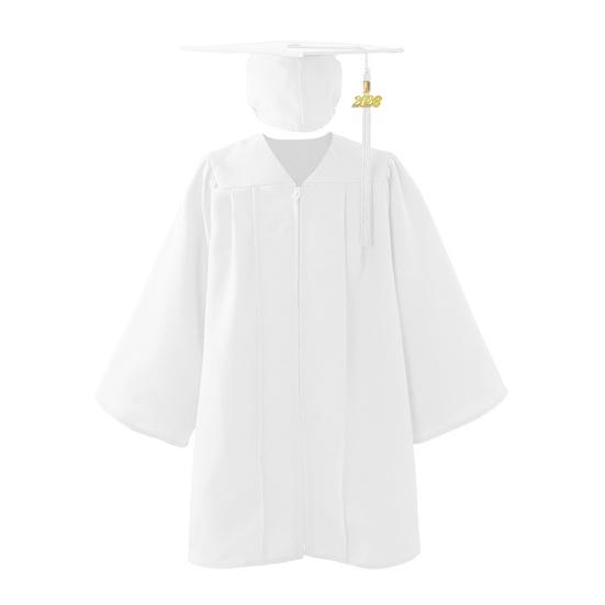 Комплект выпускной мантии и шапочки для детского сада, унисекс, наряд «Поздравляю, выпускник» с кисточками и подвесками 2026 года для дошкольников и детского сада